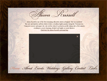 Tablet Screenshot of alison-russell.co.uk